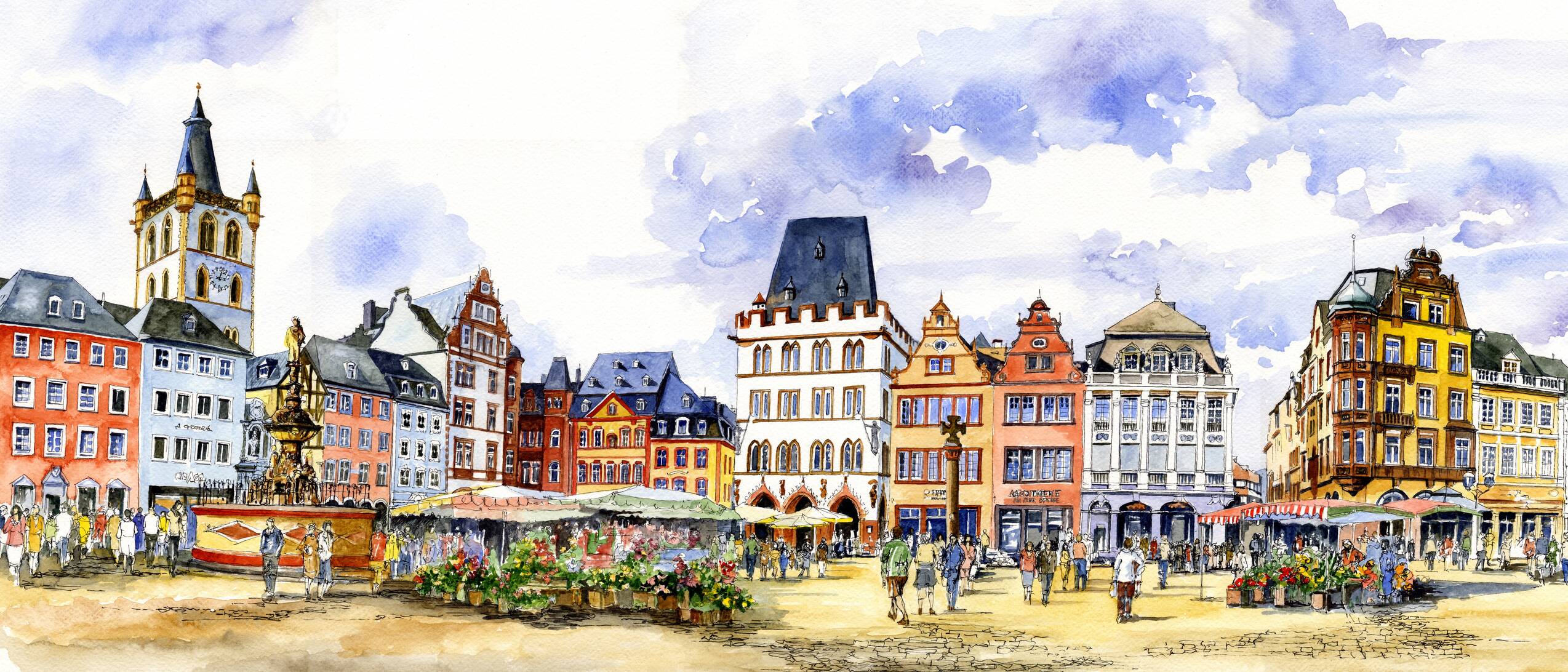 germany, panorama, trier, the market, germany, germany, germany, germany, germany, trier, trier, trier